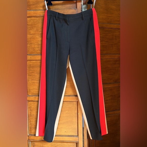 ⭐️⭐️⭐️SOLD ⭐️⭐️⭐️ Burberry Lottie Colorblock Grain de Poudre Wool Trousers - Picture 9 of 17